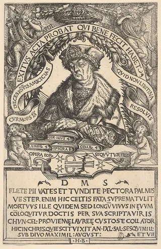 Epitaph für Conrad Celtis (Hans Burgkmair d. Ä.)