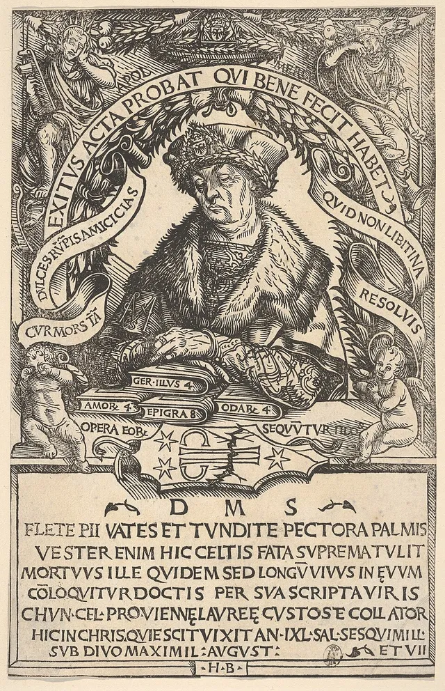 Epitaph für Conrad Celtis (Hans Burgkmair d. Ä.)