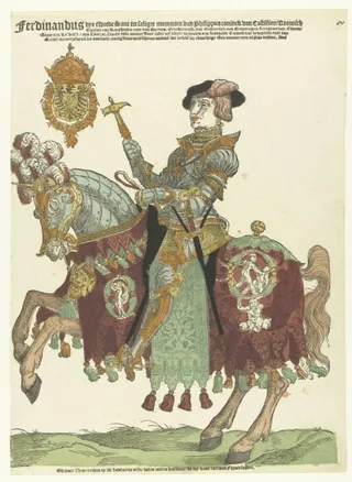 Ruiterportret van keizer Ferdinand I