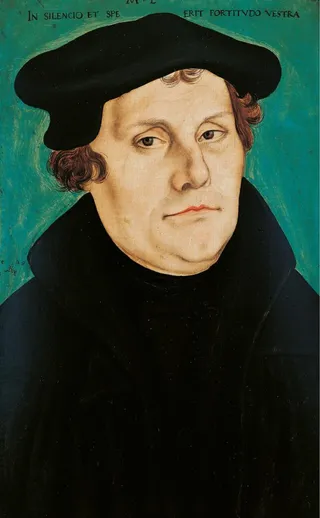 Martin Luther als Brustbildnis nach rechts