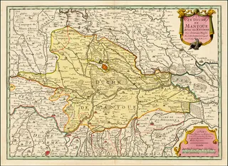 The Duchy of Mantua, by French engraver Jean Baptiste Liébaux …