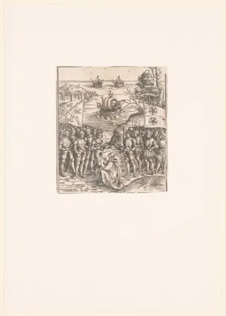 Keizer Maximiliaan I sluit vrede met Hendrik VII van Engeland