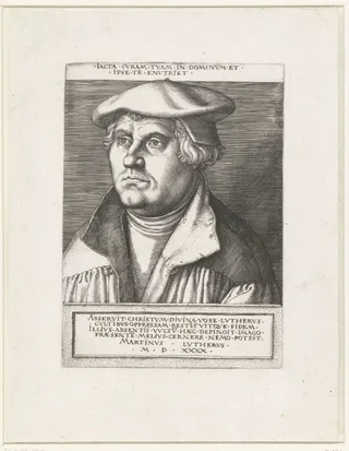 Portret van Martin Luther