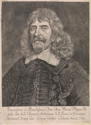 Portret van Johann Philipp von Schönborn, aartsbisschop van Mainz