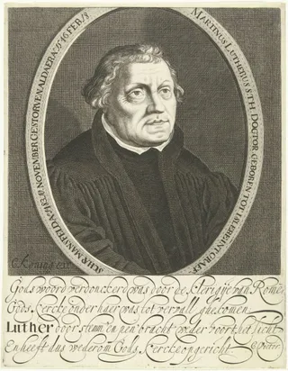 Portret van Martin Luther