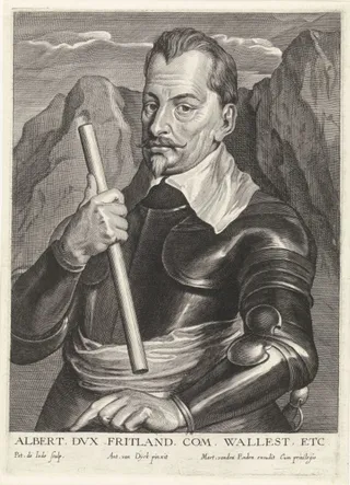 Portret van Albrecht von Wallenstein, graaf van Friedland