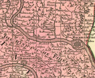 Teil von Bad Radkersburg aus File:Steiermark Seutter 1728.jpg ausgeschnitten
