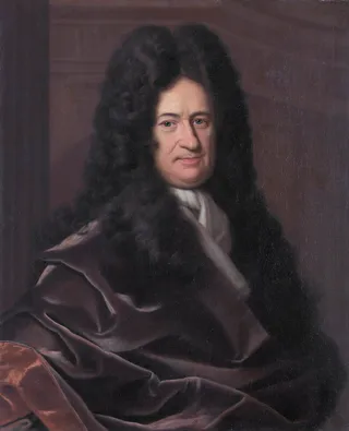 Porträt des Gottfried Wilhelm Leibniz