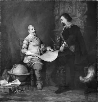King Gustav II Adolf of Sweden and his Chancellor Axel Oxenstierna