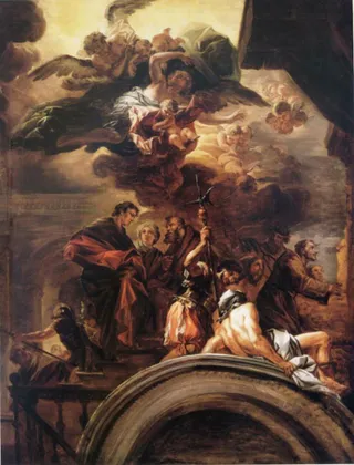 St. Francis before the Pope