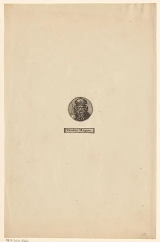 Portret van Karel de Grote, keizer van het Heilige Roomse Rijk