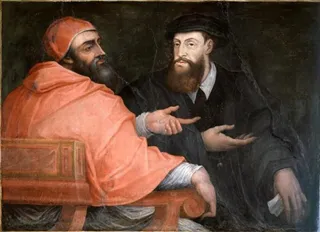 Conversation between Pope Clement VII and Emperor Charles V