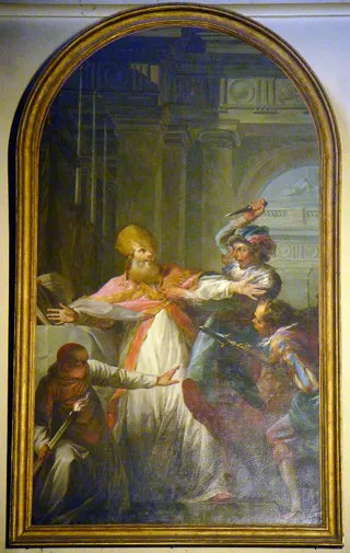 The martyrdom of Saint Thomas Becket
