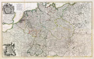Carte de l'Empire d'Alemagne (Rizzi Zannoni, 1780)