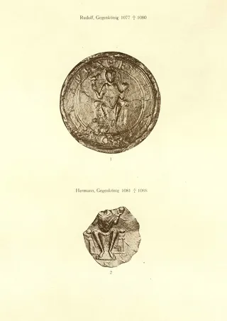 Siegel Rudolf, Gegenkönig, Hermann, Gegenkönig (Posse, Tafel 18)