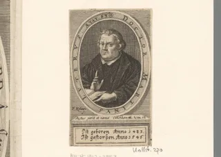 Portret van Martin Luther