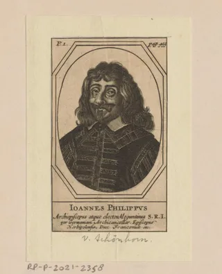 Portret van Johann Philipp von Schönborn, aartsbisschop van Mainz