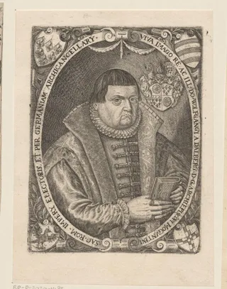 Portret van Wolfgang von Dalberg, aartsbisschop en keurvorst van Mainz