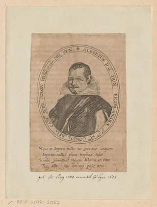 Portret van Albrecht von Wallenstein