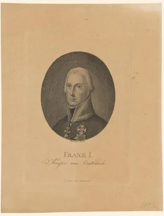 Portret van Frans II Josef Karel, Rooms-Duits keizer