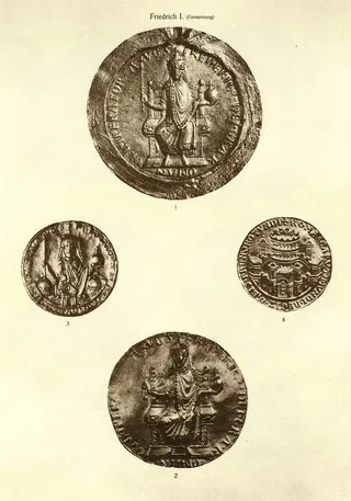 Siegel Friedrich I (Posse, Tafel 22)