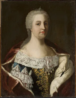 Portrait of Empress Maria Theresa.