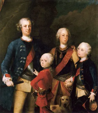Die Söhne König Friedrich Wilhlems I von Preußen