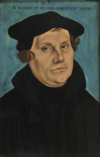 Martin Luther als Brustbildnis nach rechts
