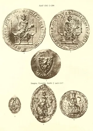 Siegel Adolf, Imagina, Gemahlin Adolfs (Posse, Tafel 43)