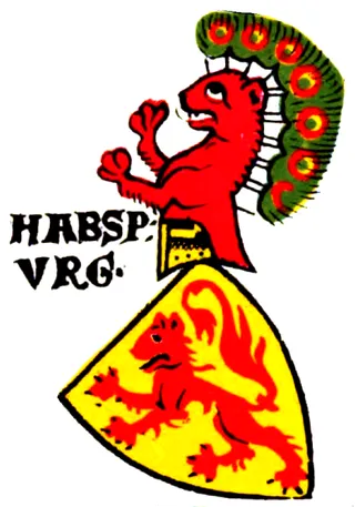 Wappen der Habsburger (Zürcher Wappenrolle)