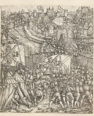 Verovering van Stuhlweissenburg in Hongarije