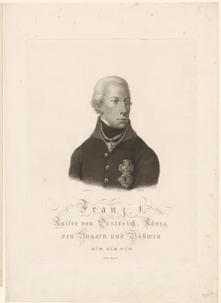 Portret van Frans II Josef Karel, Rooms-Duits keizer