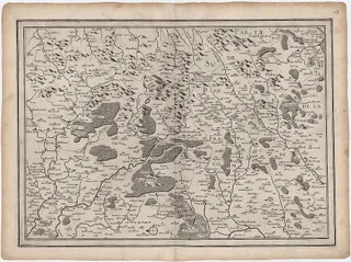 Lothringen und Bar - Kupferstich - französisch - 41,7 x 56,6 cm - [ab 1634]