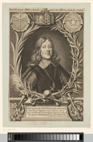 Portret van Ferdinand IV van Oostenrijk, koning van Hongarije, Bohemen en het Heilige Roomse Rijk