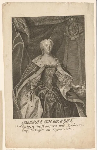 Portret van Maria Theresia, Rooms-Duits keizerin