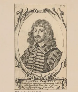 Portret van Johann Philipp von Schönborn, aartsbisschop van Mainz