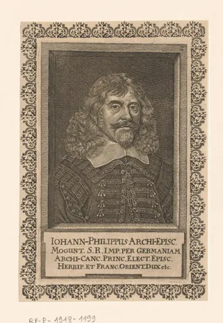 Portret van Johann Philipp von Schönborn, aartsbisschop van Mainz