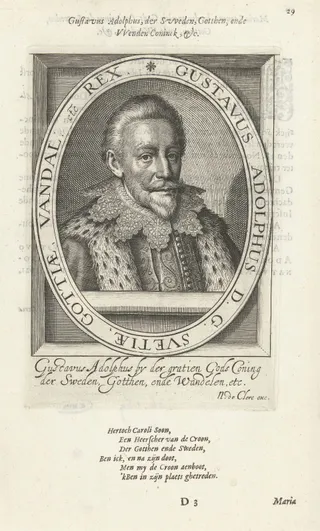 Portret van Gustaaf II Adolf, koning van Zweden