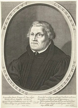 Portret van Martin Luther