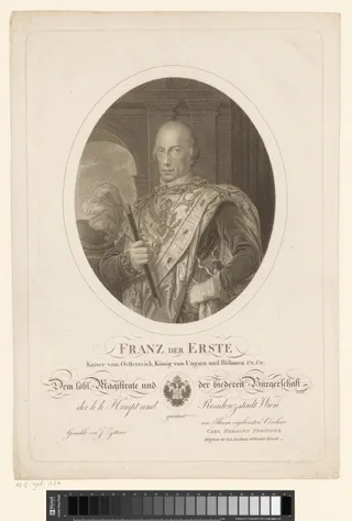Portret van Frans II Josef Karel, Rooms-Duits keizer