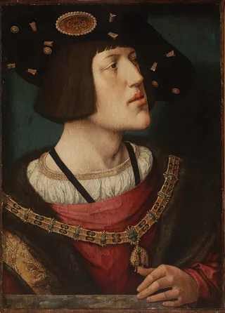 Porträt von Karl V, Kaiser des Heiligen Römischen Reichs deutscher Nation