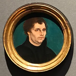 Kapselbildnis des Martin Luther