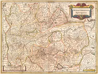 Blaeu 1645 - Monasteriensis Episcopatus