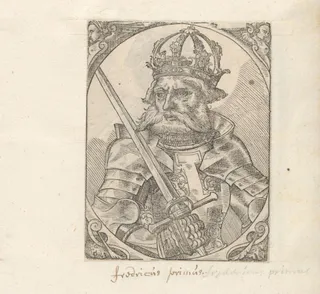 Portret van keizer Frederik I Barbarossa