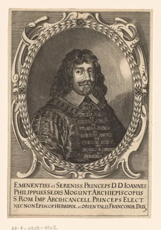 Portret van Johann Philipp von Schönborn, aartsbisschop van Mainz