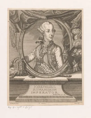 Portret van keizer Jozef II op 30-jarige leeftijd