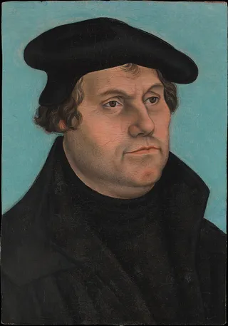 Martin Luther als Brustbildnis nach rechts