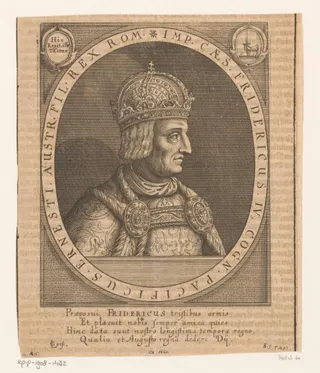 Portret van keizer Frederik III