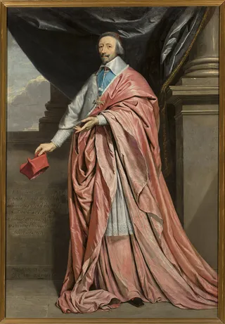Porträt von Kardinal Richelieu.