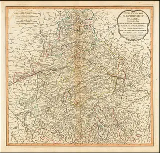 A new map of Electorate Bavaria - 1794